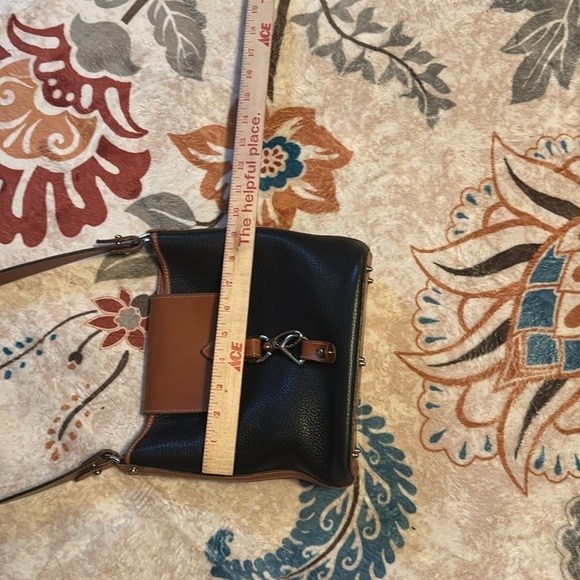 Dooney & Bourke Two-Tone Leather Shoulder Bag - Picture 2 of 9